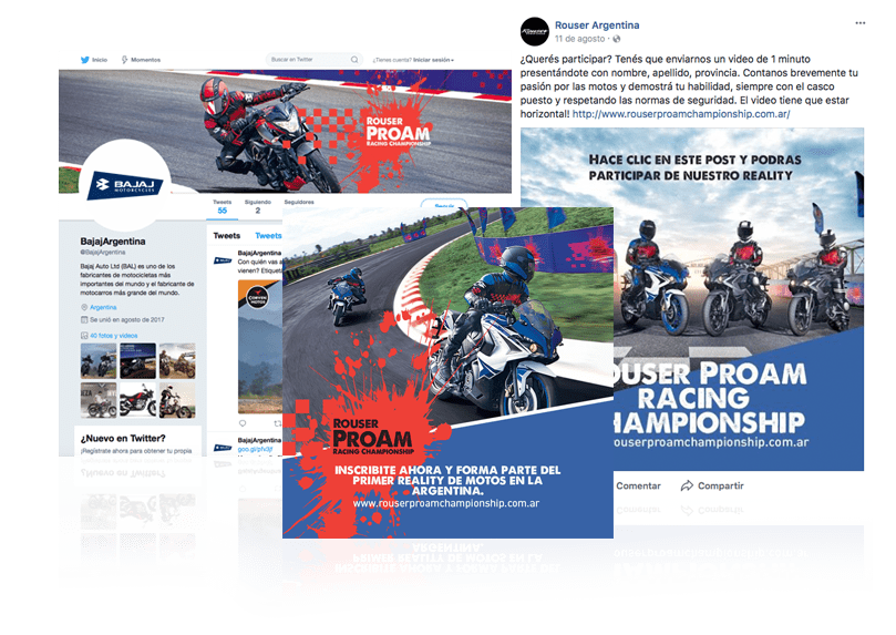 Bajaj Corven - Social Promotion